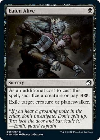 Eaten Alive 099/277 Innistrad: Midnight Hunt Singles (Español)