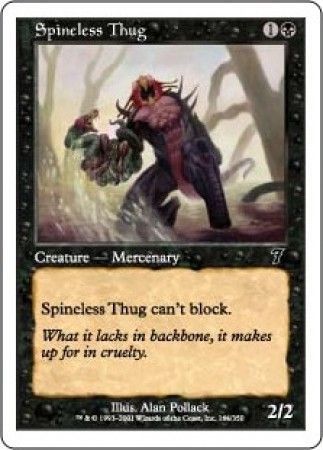 Spineless Thug MTG 7th Edition Singles