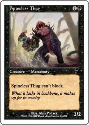 Spineless Thug MTG 7th Edition Singles