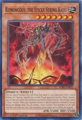 Kumongous, the Sticky String Kaiju - SDBT-EN010 - Common 1st Edition Beware of Traptrix 1st Edition Singles (espanol)