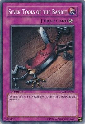 Seven Tools of the Bandit - 5DS1-EN039 - Common 1st Edition Starter Deck: 5D&#39;s (2008) 1st Edition Singles
