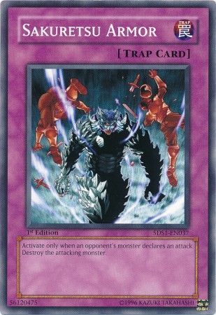 Sakuretsu Armor - 5DS1-EN037 - Common 1st Edition Starter Deck: 5D&#39;s (2008) 1st Edition Singles