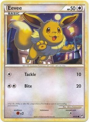 Eevee - 56/95 - Common Call of Legends Singles
