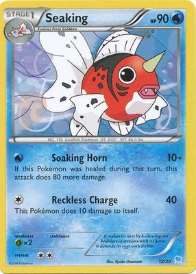 Seaking - 12/30 or 25/30 - Suicune Trainer Kit XY Trainer Kit: Pikachu Libre and Suicune