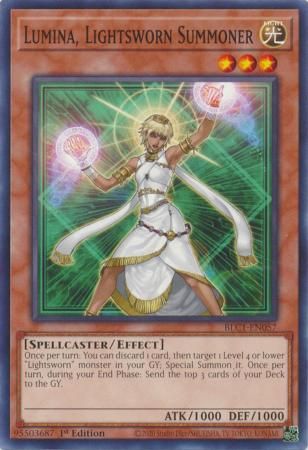 Lumina, Lightsworn Summoner - BLC1-EN057 - Common 1st Edition Battles of Legend: Chapter 1 1st Edition Singles