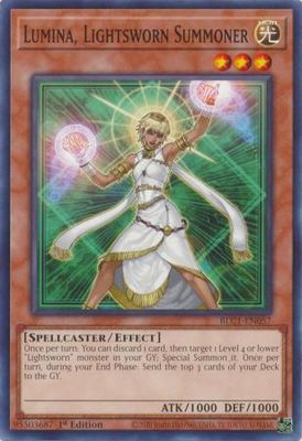 Lumina, Lightsworn Summoner - BLC1-EN057 - Common 1st Edition Battles of Legend: Chapter 1 1st Edition Singles