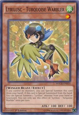 Lyrilusc - Turquoise Warbler - MACR-EN014 - Common 1st Edition Maximum Crisis 1st Edition Singles (espanol)