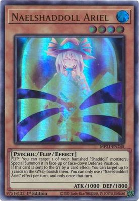 Naelshaddoll Ariel - MP21-EN245 - Ultra Rare 1st Edition 2021 Mega-Tin: Ancient Battles 1st Edition Singles