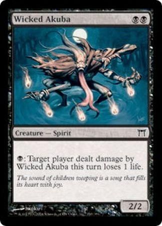 Wicked Akuba Champions of Kamigawa Singles (Español)