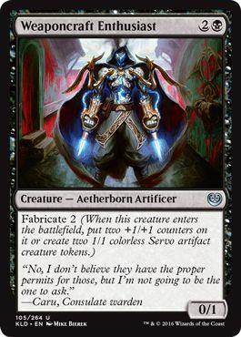Weaponcraft Enthusiast 105/264 - Kaladesh Singles