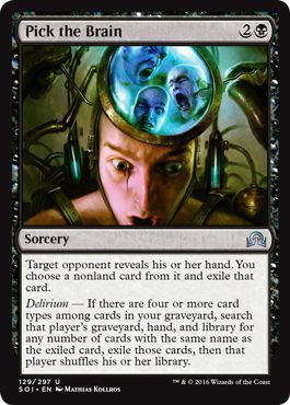 Pick the Brain 129/297 Shadows over Innistrad Singles