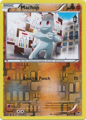 Machop - 44/111 - Common Reverse Holo XY: Furious Fists Reverse Holo Singles