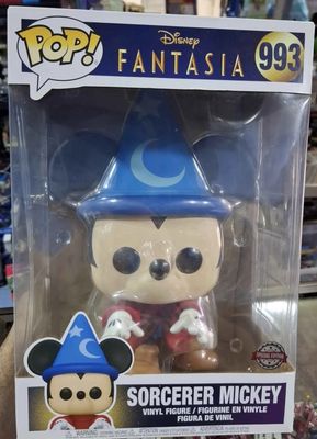 SJ Sorcerer Mickey Funko Pop Grande 10 Pulgadas Disney Fantasia