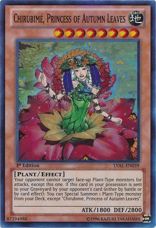 Chirubime, Princess of Autumn Leaves - LVAL-EN039 - Super Rare 1st Edition  Legacy of the Valiant 1st Edition Singles (espanol)