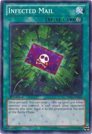 Infected Mail - BP01-EN085 - Starfoil Rare 1st Edition Battle Pack: Epic Dawn 1st Edition Starfoil Singles