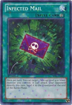 Infected Mail - BP01-EN085 - Starfoil Rare 1st Edition Battle Pack: Epic Dawn 1st Edition Starfoil Singles