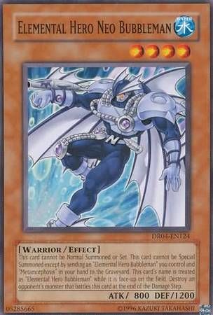 Elemental Hero Neo Bubbleman - DR04-EN124 - Common Unlimited Dark Revelation 4 DR04