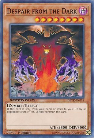 Despair from the Dark - SBTK-EN018 - Common 1st Edition Speed Duel: Trials of the Kingdom Singles (espanol)
