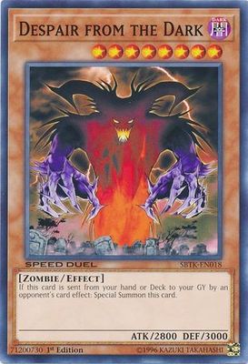 Despair from the Dark - SBTK-EN018 - Common 1st Edition Speed Duel: Trials of the Kingdom Singles (espanol)