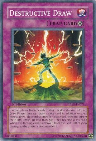 Destructive Draw - TAEV-EN073 - Common 1st Edition Tactical Evolution [TAEV] 1st Edition Singles