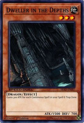 Dweller in the Depths - SBAD-EN007 - Common 1st Edition Speed Duel: Attack from the Deep Singles