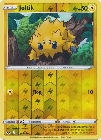 Joltik - 070/202 - Common Reverse Holo Sword &amp; Shield (Base Set) Reverse Holo Singles (Español)