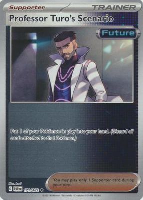 Professor Turo&#39;s Scenario - 171/182 - Uncommon Reverse Holo Scarlet &amp; Violet: Paradox Rift Reverse Holo (Español)