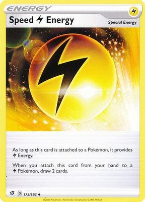 Speed L Energy - 173/192 - Uncommon Sword &amp; Shield: Rebel Clash Singles (Español)