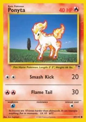 Ponyta - 87/110 - Common Legendary Collection Singles