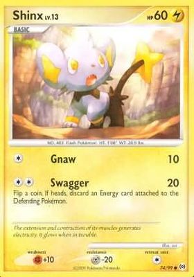 Shinx - 74/99 - Common Platinum: Arceus Singles