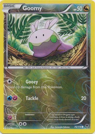 Goomy - 75/119 - Common Reverse Holo XY: Phantom Forces Reverse Holo Singles