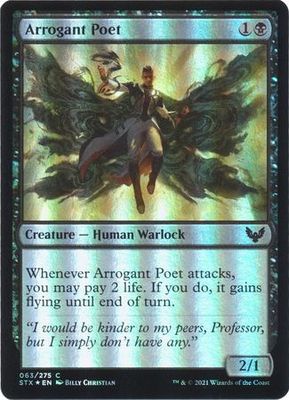 Arrogant Poet 063/275 - Foil Strixhaven: School of Mages Foil Singles