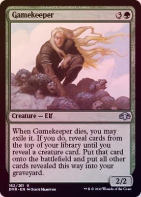 Gamekeeper 162/261 - Foil Dominaria Remastered Foil Singles