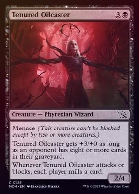 Tenured Oilcaster 0126 - Foil March of the Machine Foil Singles