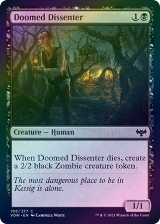 Doomed Dissenter 106/277 - Foil Innistrad: Crimson Vow Foil Singles