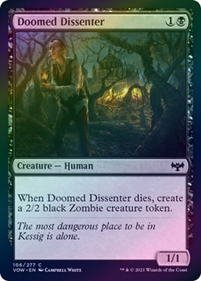 Doomed Dissenter 106/277 - Foil Innistrad: Crimson Vow Foil Singles