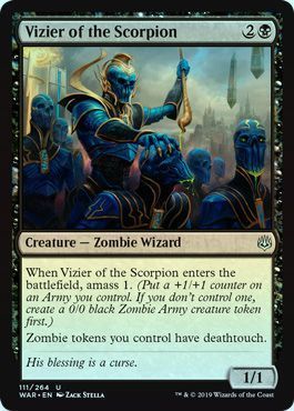 Vizier of the Scorpion 111/264 - Foil War of the Spark Foil Singles