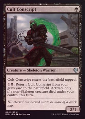 Cult Conscript 088/281 - Foil Dominaria United Foil Singles