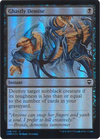 Ghastly Demise 129/361 - Foil Commander Legends Foil Singles