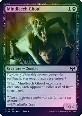 Mindleech Ghoul 122/277 - Foil Innistrad: Crimson Vow Foil Singles