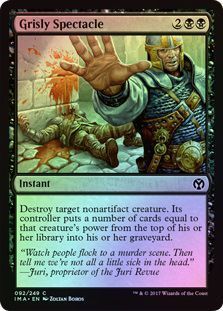 Grisly Spectacle 092/249 - Foil Iconic Masters Foil Singles