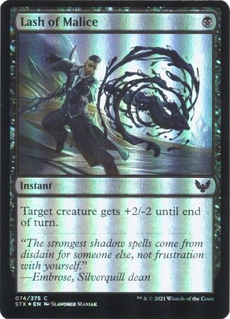 Lash of Malice 074/275 - Foil Strixhaven: School of Mages Foil Singles