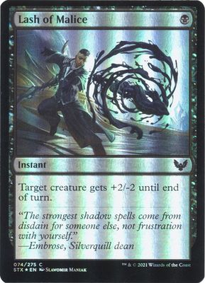 Lash of Malice 074/275 - Foil Strixhaven: School of Mages Foil Singles