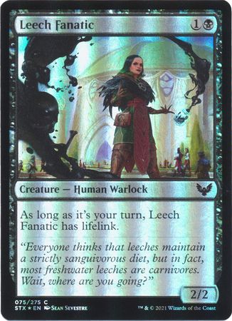 Leech Fanatic 075/275 - Foil Strixhaven: School of Mages Foil Singles