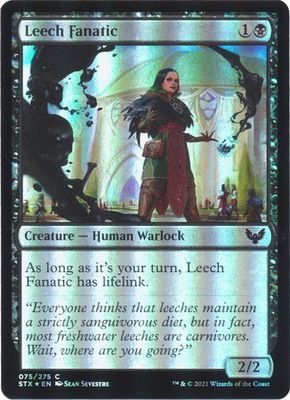 Leech Fanatic 075/275 - Foil Strixhaven: School of Mages Foil Singles