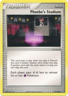 Phoebe&#39;s Stadium - 79/108 - Uncommon Ex Power Keepers Singles
