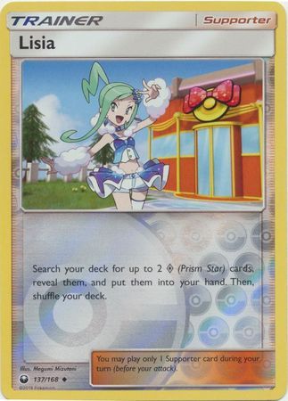 Lisia - 137/168 - Uncommon Reverse Holo Sun &amp; Moon: Celestial Storm Reverse Holo Singles