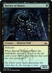 Barrier of Bones 061/259 - Foil Guilds of Ravnica Foil Singles
