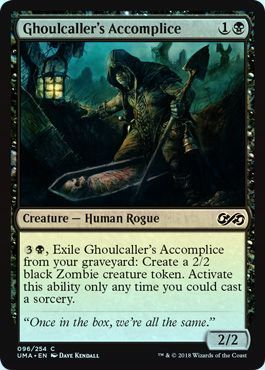 Ghoulcaller&#39;s Accomplice 096/254 - Foil Ultimate Masters Foil Singles