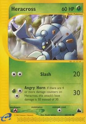 Heracross - 64/144 - Common Skyridge Singles